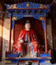 古建筑内神像特写1894#横屏 