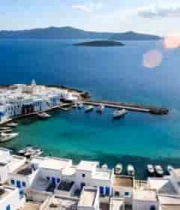 海边白色建筑群全景504#横屏 