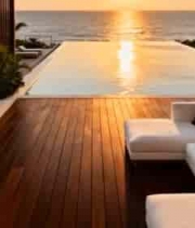 海边别墅户外泳池休闲场景1322#横屏 