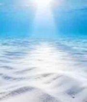 海底阳光照射沙滩景象(2)2704#横屏 