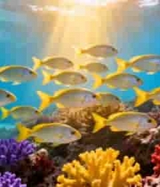 海底鱼群珊瑚景观素材3470#横屏 