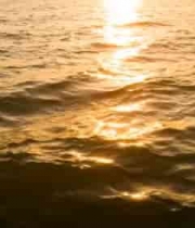 海面夕阳波光粼粼景象2827#横屏 