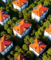 红顶住宅航拍全景3280#横屏 