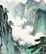 水墨风格山水风景素材1500#横屏 