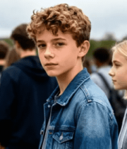 青少年户外排队场景9282#横屏 