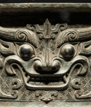 青铜器兽面纹特写9176#横屏 