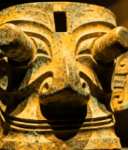 青铜面具特写8623#横屏 