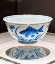 青花瓷碗特写素材12621#横屏 