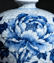 青花瓷瓶特写素材2010#横屏 