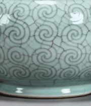 青瓷花瓶特写素材7427#横屏 