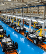 汽车制造工厂生产线全景4073#横屏 