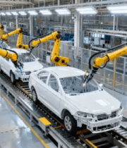 汽车工厂机器人生产线119#横屏 