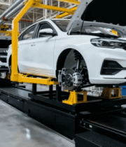 汽车工厂生产线装配场景14628#横屏 