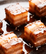 盘中五花肉特写11764#横屏 