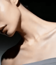 女性肩部特写素材13248#横屏 