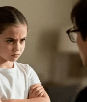 女孩与男子室内对峙画面7276#横屏 