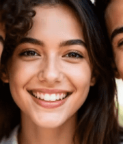 年轻人近距离微笑自拍画面10985#横屏 