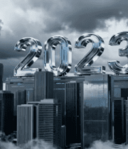 年科技感城市建筑场景8374#横屏 