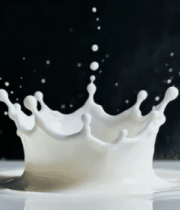 牛奶飞溅微距画面4140#横屏 