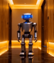 	 走廊中的机器人5867#横屏 