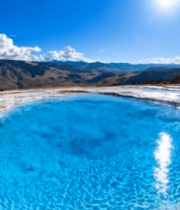 自然风光蓝色湖泊全景2601#横屏 