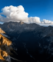 	 壮丽山脉蓝天白云自然风光6523#横屏 