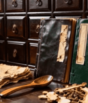 中药古籍与药材特写素材10813#横屏 