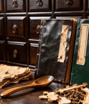 中药古籍与药材特写素材10813#横屏 