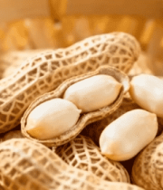 竹篮中带壳花生特写素材12014#横屏 