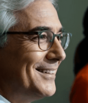 男女商务人士微笑特写1854#横屏 