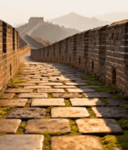 中国长城砖石步道近景13027#横屏 