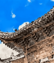 中式古建筑屋檐特写7723#横屏 