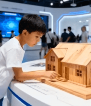 男孩科技馆体验互动展品8392#横屏 