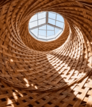 	 木质编织穹顶天窗结构12071#横屏 