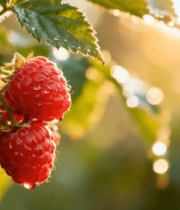 枝头树莓特写9627#横屏 