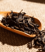 木勺盛放茶叶特写素材14374#横屏 