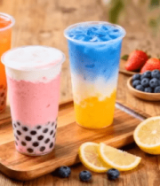 珠奶茶与水果5246#横屏 