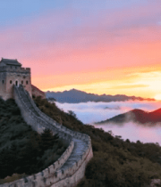 长城日出壮丽景观3459#横屏 