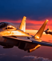 	 战斗机编队空中飞行画面162#横屏 