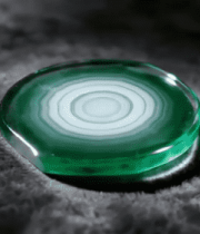 绿色纹理玻璃物件特写5279#横屏 