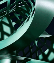 绿色金属结构素材1927#横屏 