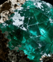 绿色宝石矿石特写12765#横屏 