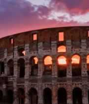 罗马斗兽场日落景观(1)8492#横屏 