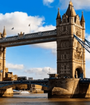 伦敦塔桥全景3627#横屏 