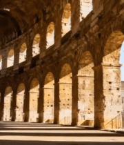 	 罗马斗兽场内部建筑景观14031#横屏 