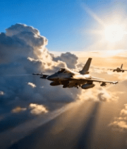 战斗机群高空飞行画面301#横屏 