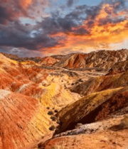 张掖七彩丹霞自然风光6028#横屏 