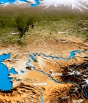 立体地形图展示14033#横屏 