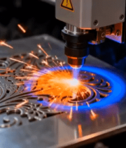 金属板激光雕刻加工场景5427#横屏 