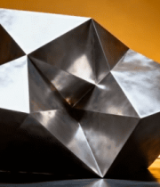 金属几何立体雕塑素材10658#横屏 
